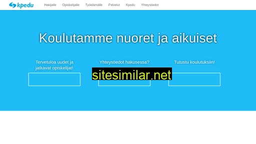 kpedu.fi alternative sites