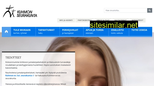 kuhmonseurakunta.fi alternative sites