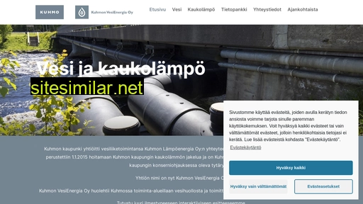 kuhmonvesienergia.fi alternative sites