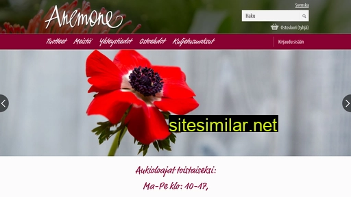 Kukka-anemone similar sites