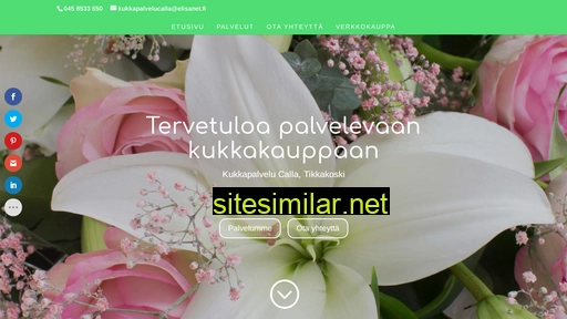 Kukkapalvelucalla similar sites