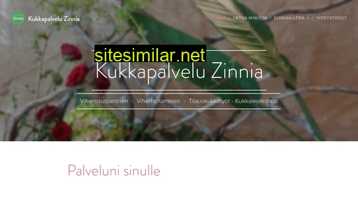 kukkapalveluzinnia.fi alternative sites