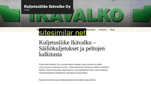 kuljetusliikeikavalko.fi alternative sites