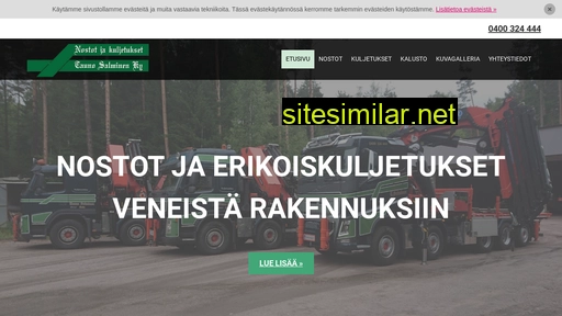 kuljetusliiketaunosalminen.fi alternative sites
