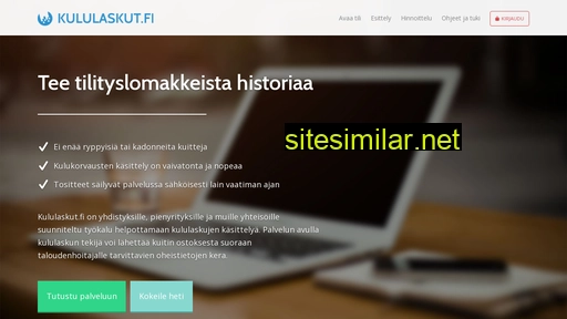 kululaskut.fi alternative sites