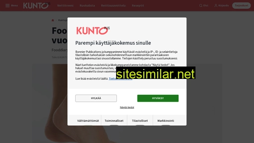 kuntoplus.fi alternative sites