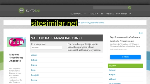 kuntosali.fi alternative sites