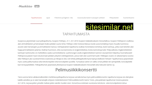 kuopiogameexpo.fi alternative sites