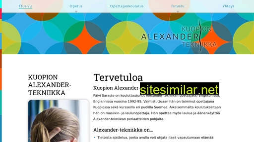 kuopionalexandertekniikka.fi alternative sites