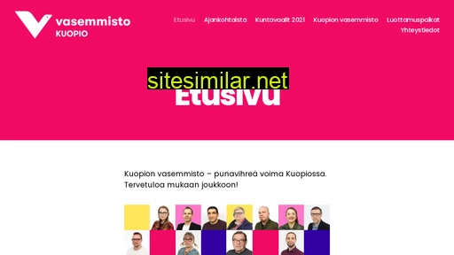 kuopionvasemmisto.fi alternative sites