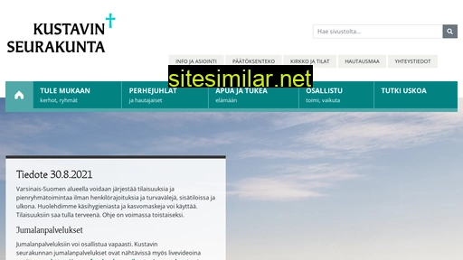 kustavinseurakunta.fi alternative sites