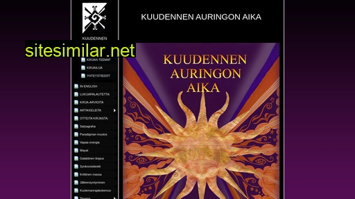 kuudennenauringonaika.fi alternative sites