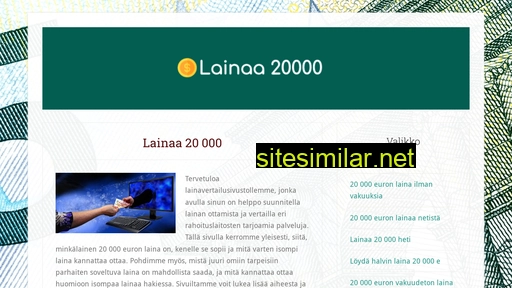 lainaa20000.fi alternative sites