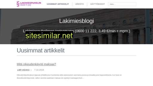 lakimiesblogi.fi alternative sites