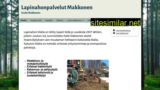 lapinahonpalvelut-makkonen.fi alternative sites