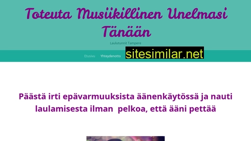laulutunnittampere.fi alternative sites