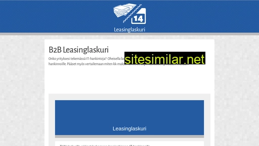 leasinghinta.fi alternative sites