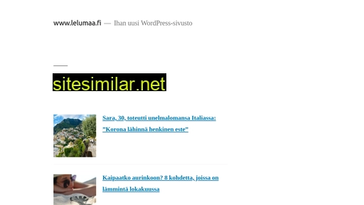 lelumaa.fi alternative sites