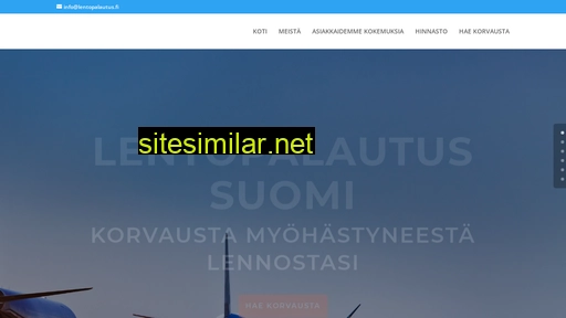 lentopalautus.fi alternative sites