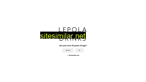 lepoladrinks.fi alternative sites