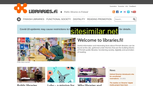 libraries.fi alternative sites