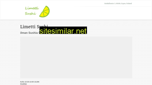 limettisushi.fi alternative sites