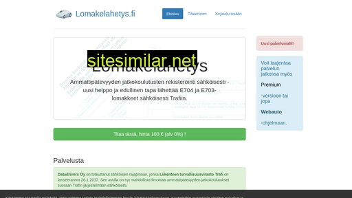 lomakelahetys.fi alternative sites