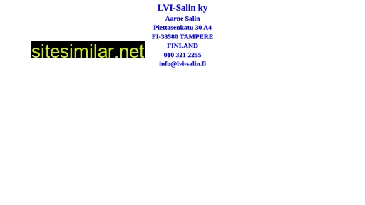 lvi-salin.fi alternative sites