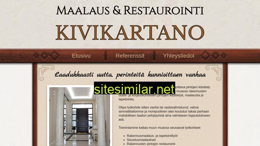 maalaus-kivikartano.fi alternative sites