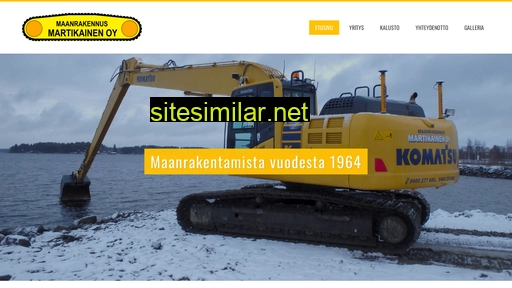 maanrakennusmartikainen.fi alternative sites