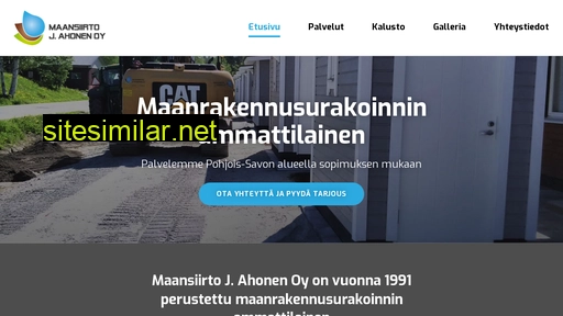 maansiirtoahonen.fi alternative sites