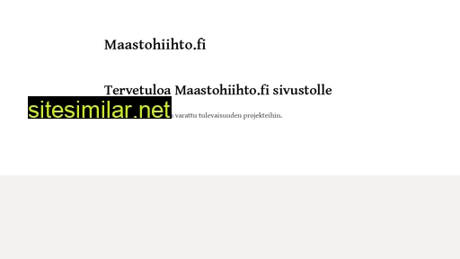 maastohiihto.fi alternative sites