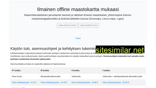 maastokartta.fi alternative sites