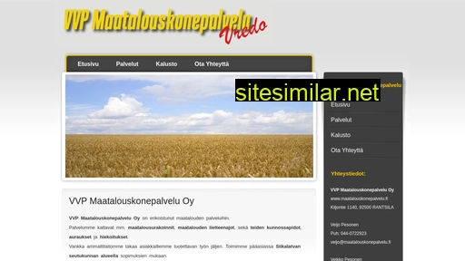 maatalouskonepalvelu.fi alternative sites