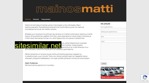 mainosmatti.fi alternative sites