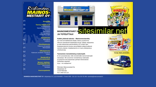 mainosmestarit.fi alternative sites