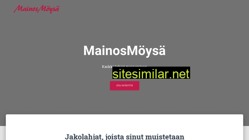 mainosmoysa.fi alternative sites