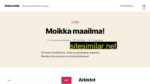 mainostella.fi alternative sites