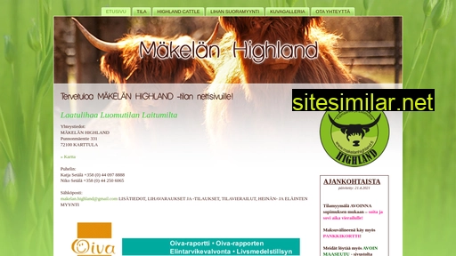 makelanhighland.fi alternative sites