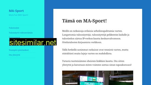 ma-sport.fi alternative sites
