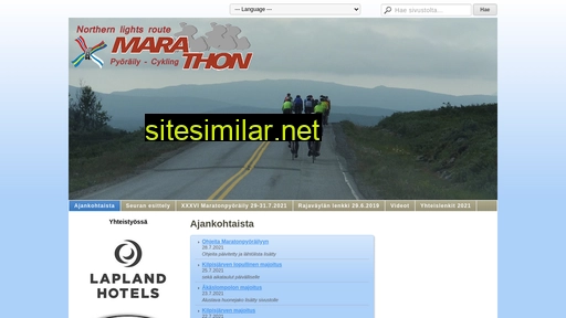 maratonpyoraily.fi alternative sites