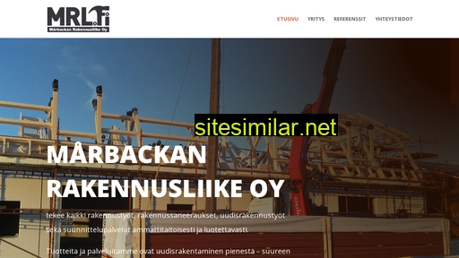 marbackanrakennusliike.fi alternative sites