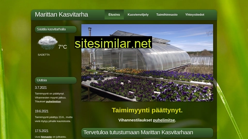 marittankasvitarha.fi alternative sites