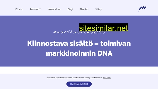 markkinointimaestro.fi alternative sites