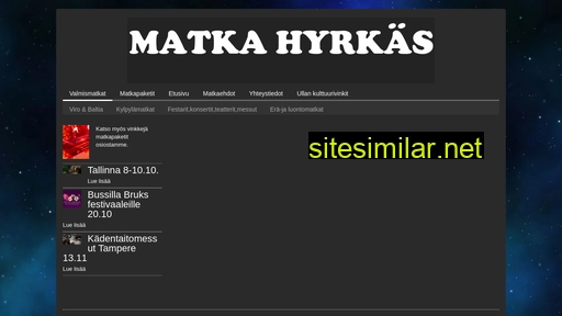 matkahyrkas.fi alternative sites