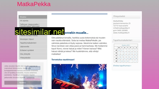 matkapekka.fi alternative sites