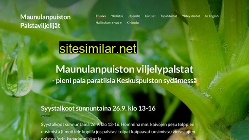 maunulanpuistonpalstaviljelijat.fi alternative sites