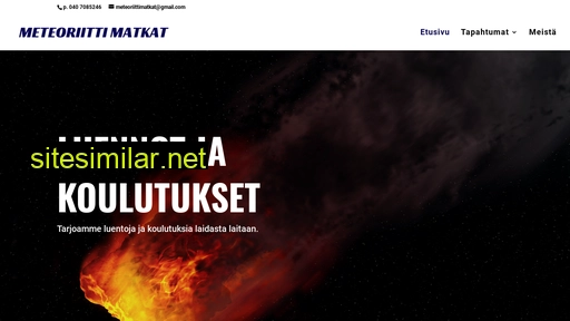 meteoriittimatkat.fi alternative sites