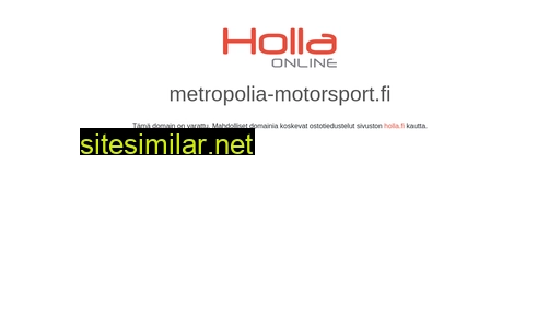 metropolia-motorsport.fi alternative sites