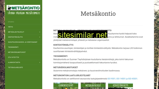 metsakontio.fi alternative sites